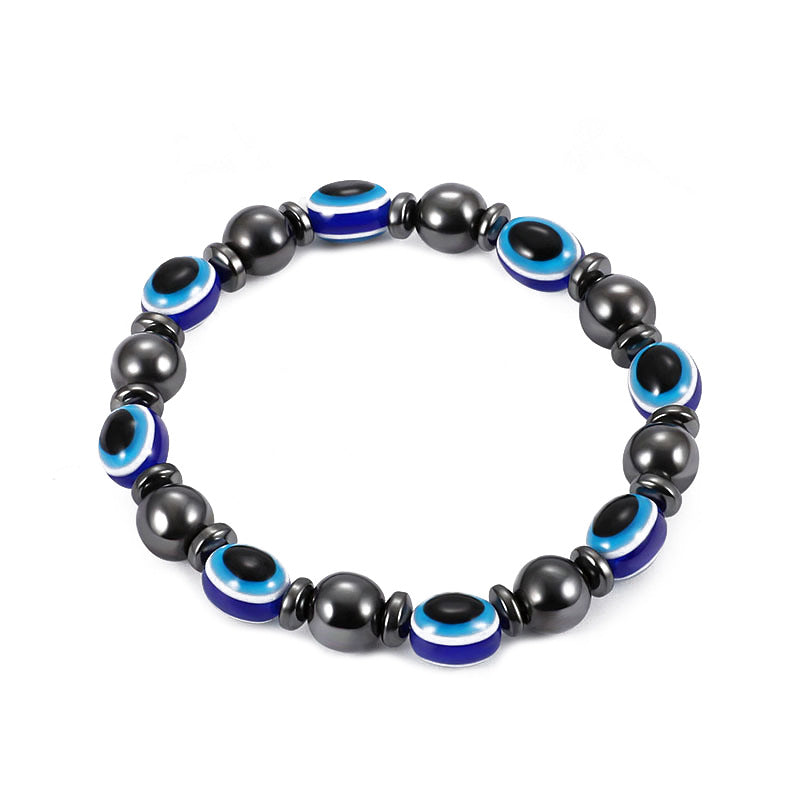 Pulsera negra magnética de la resina de los ojos de la vesícula biliar de la joyería al por mayor