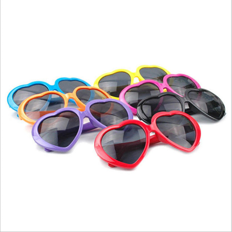 Wholesale Peach Heart PC Sunglasses
