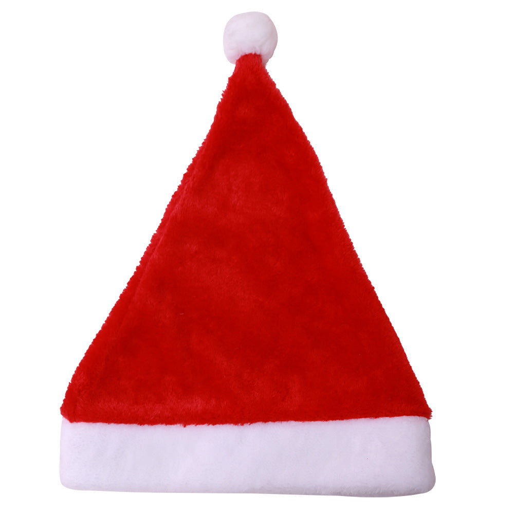 Wholesale Christmas Decoration Christmas Short Plush Hats Christmas Hats