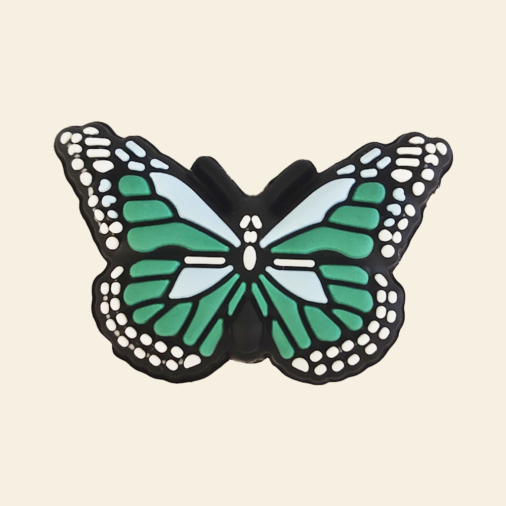 Wholesale 10pcs Cartoon Butterfly  Silicone Focal Beads