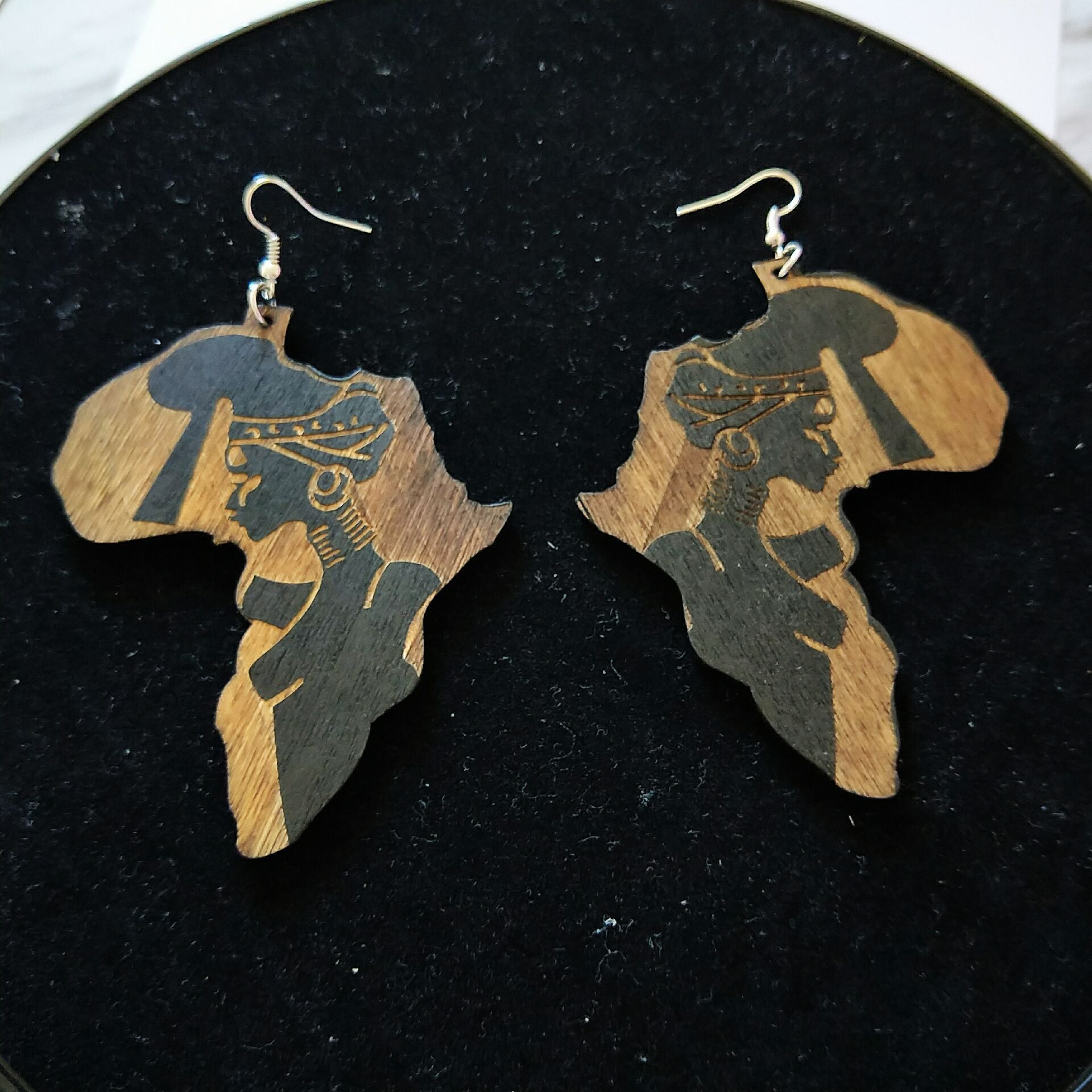 Wholesale African Series Wood Earrings