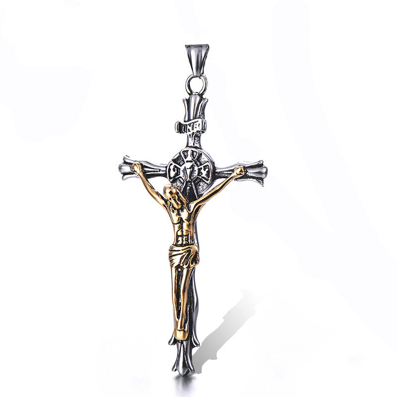 Wholesale Titanium Steel Cross Necklace