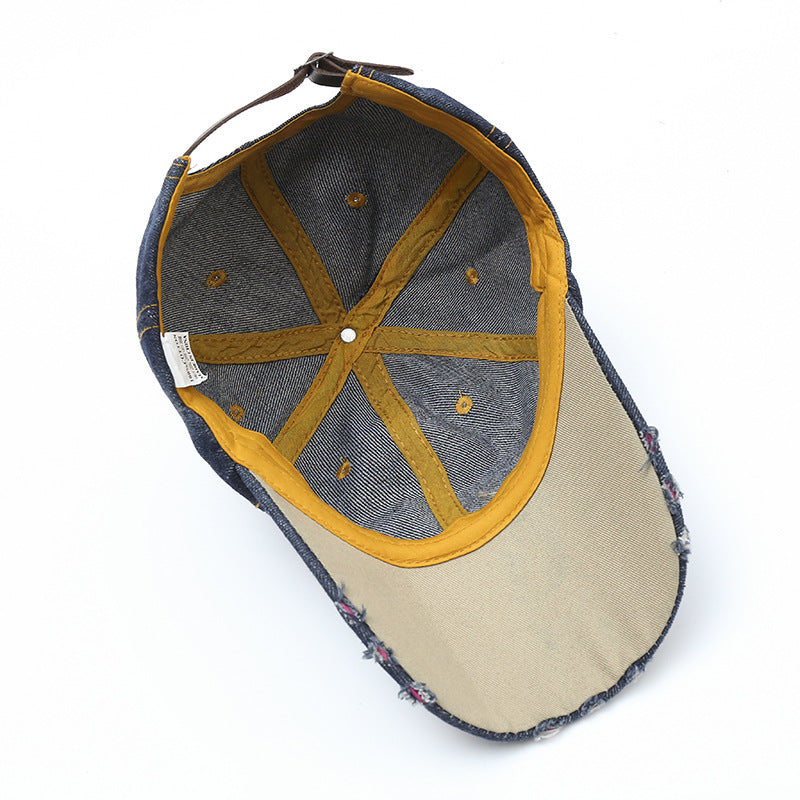 Wholesale Full Sky Star Diamond Denim Baseball Caps