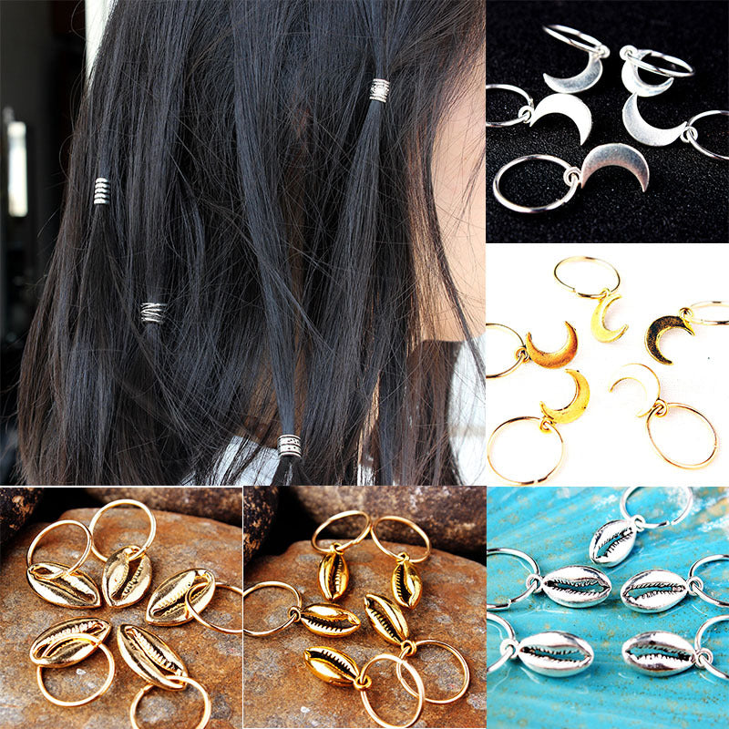 Wholesale Alloy Leaf Star 5 Pack Hair Clips