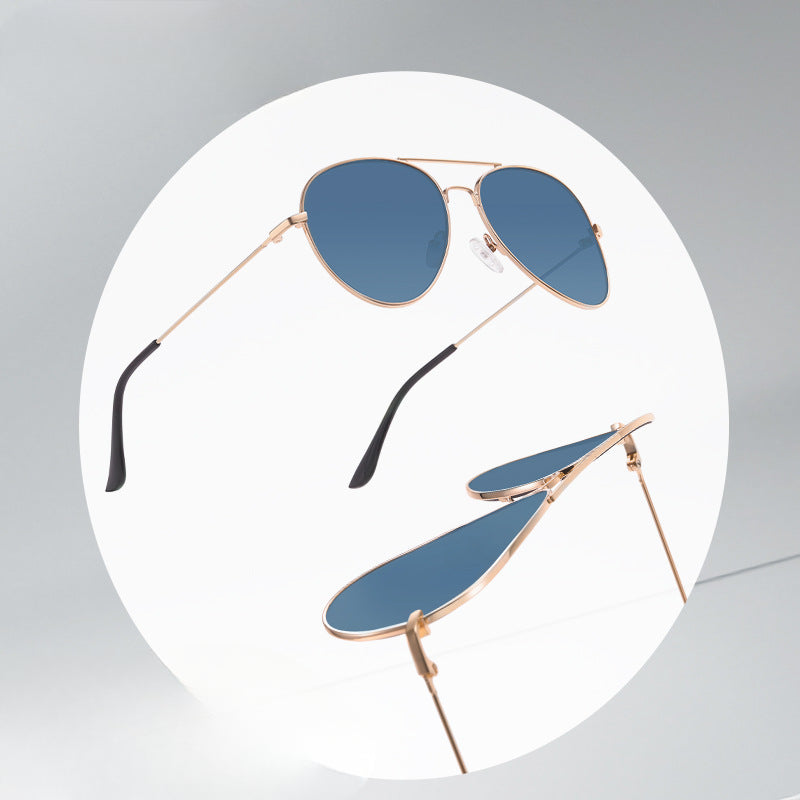 Wholesale Green Film Driving Anti Glare Reflective PC Sunglasses