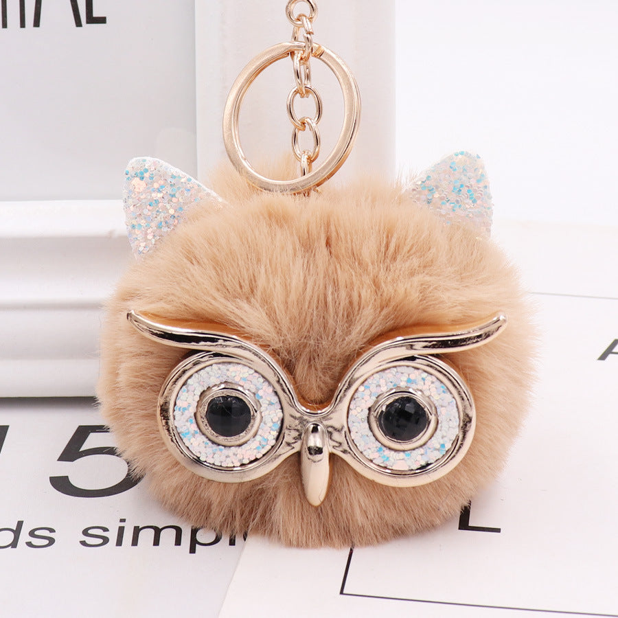 Wholesale Owl Plush Keychain