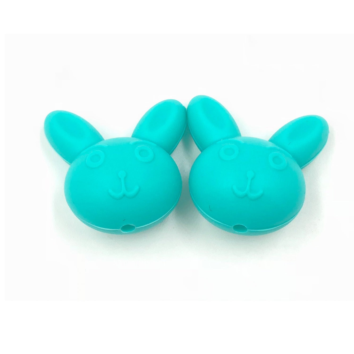 Venta al por mayor Cute Animal Teethers Silicone Beads 50pcs