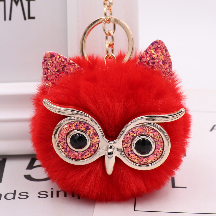 Wholesale Owl Plush Keychain