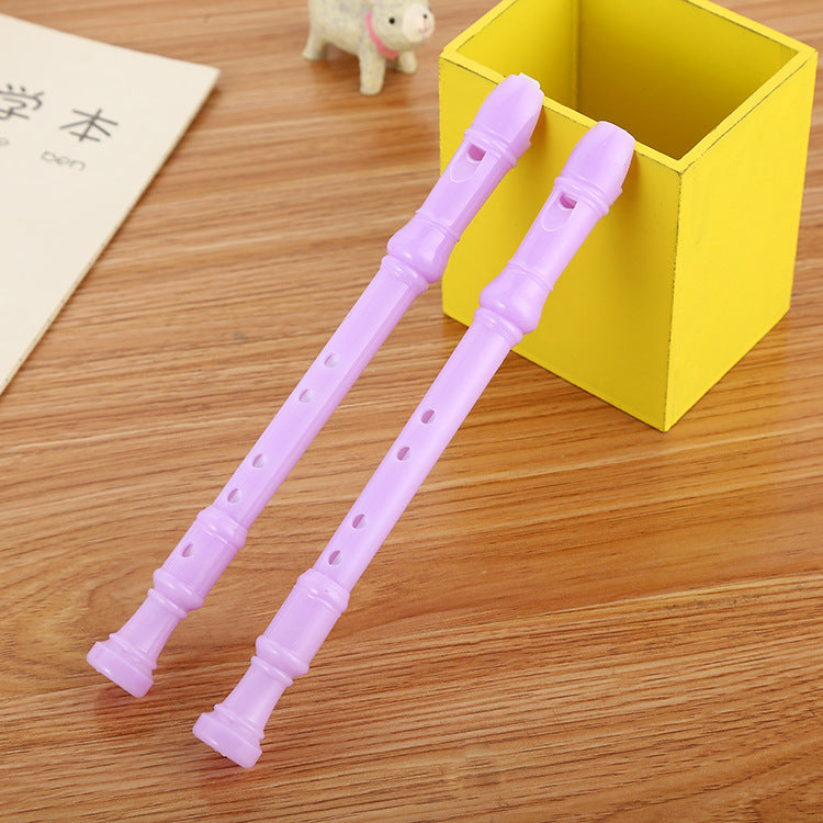 Venta al por mayor Bolígrafo con forma de flauta que sopla de plástico