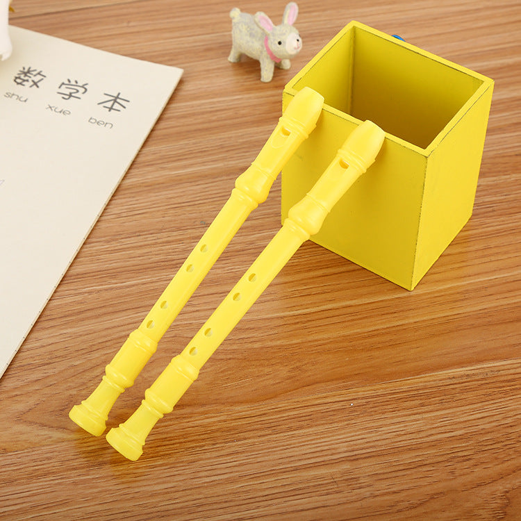 Venta al por mayor Bolígrafo con forma de flauta que sopla de plástico