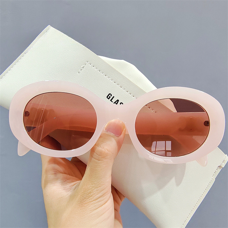 Wholesale Oval PU Sunglasses