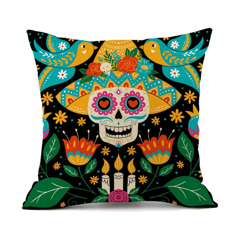 Wholesale Halloween Pillow Covers Skeleton Head Pillow Covers