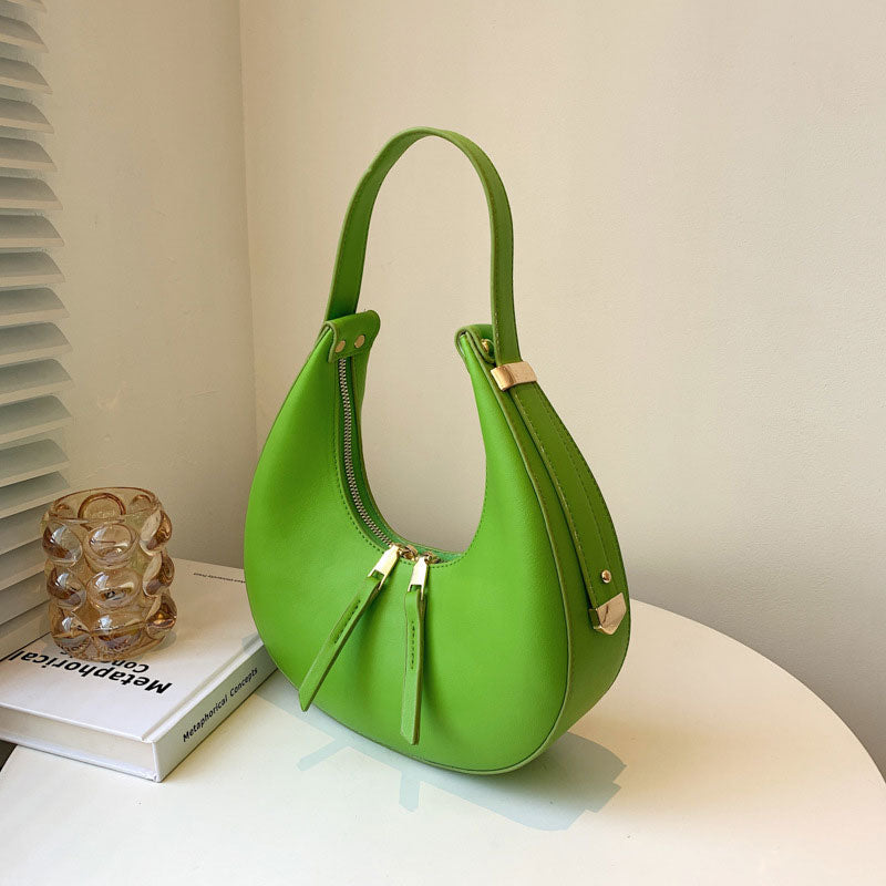 Wholesale Shoulder Bag Retro Crescent PU OLY-SD-GH001