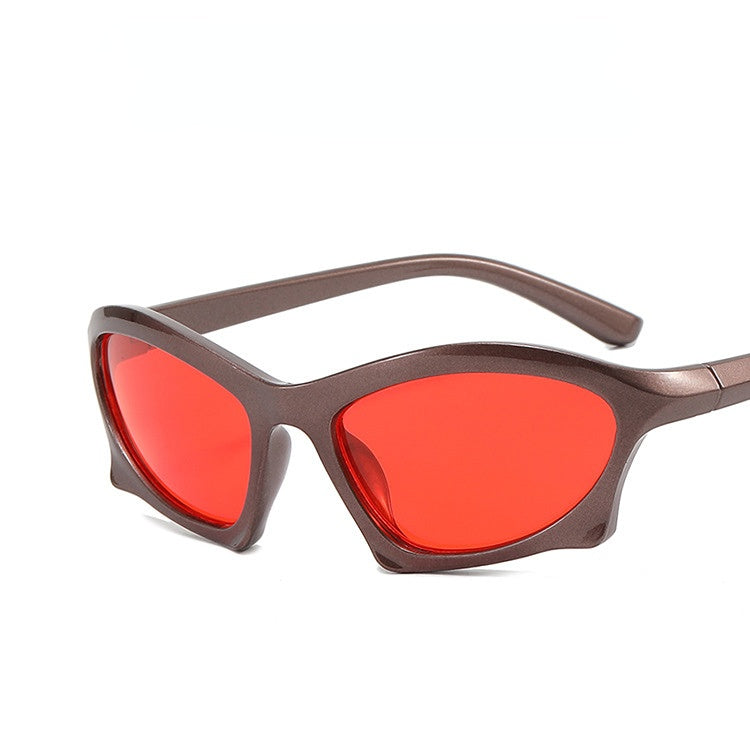 Wholesale PC UV Protection Y2K Special-shaped Large Frame Sunglasses