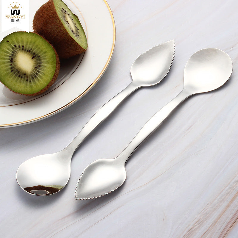 Wholesale Stainless Steel Double-ended Digging Spoon 10pcs