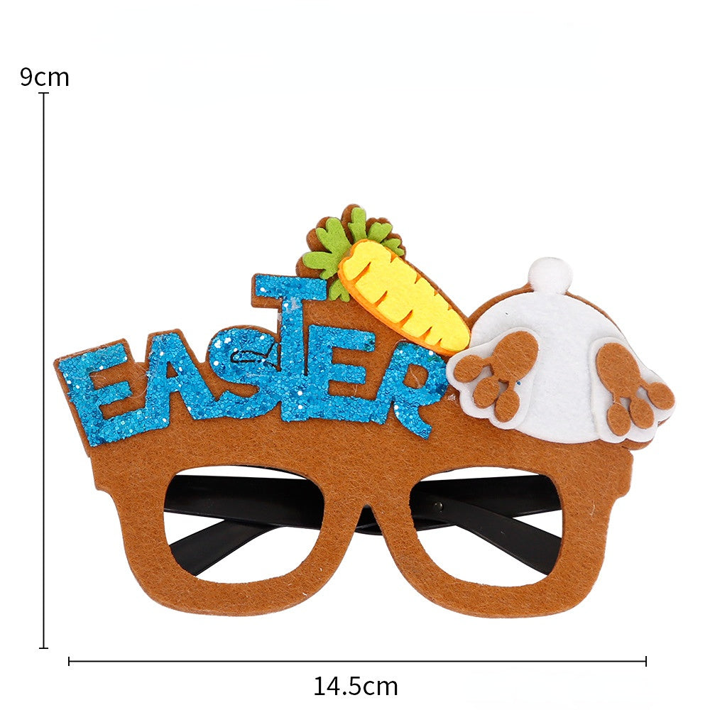 Wholesale Plastic Easter Chick Bunny Egg Glasses Frame