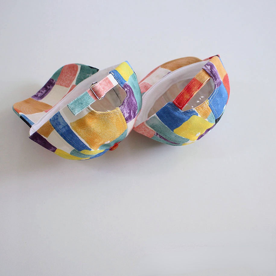 Wholesale Cotton Graffiti Geometric Fisherman Hat