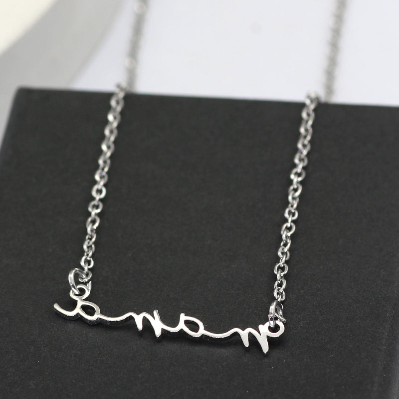 Wholesale MaMa Mother's Day Alloy Necklaces