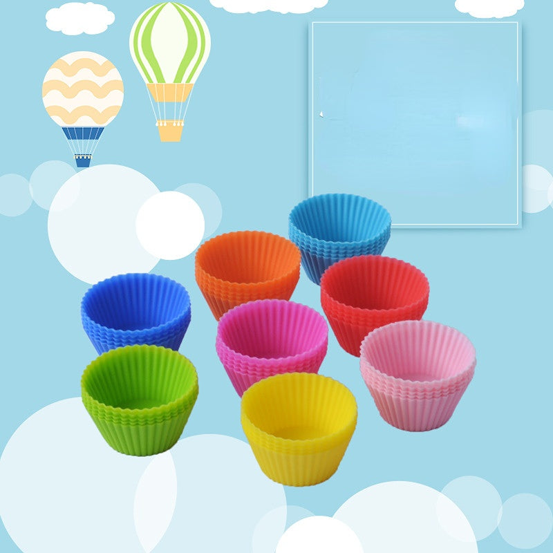 Wholesale Silicone Round 7cm Cake Cup