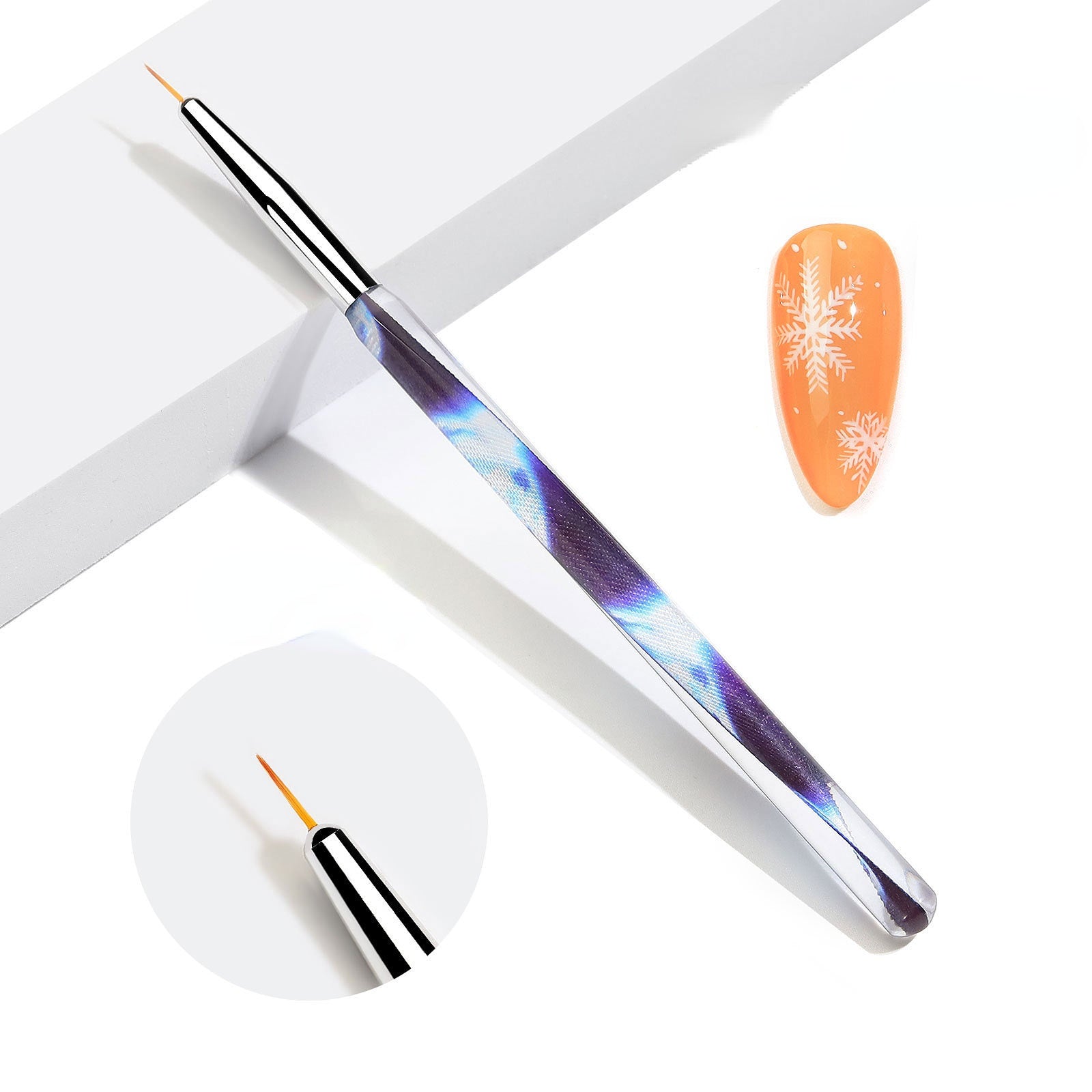 Cinta acrílica al por mayor Juego de bolígrafos para uñas Pegatinas para uñas