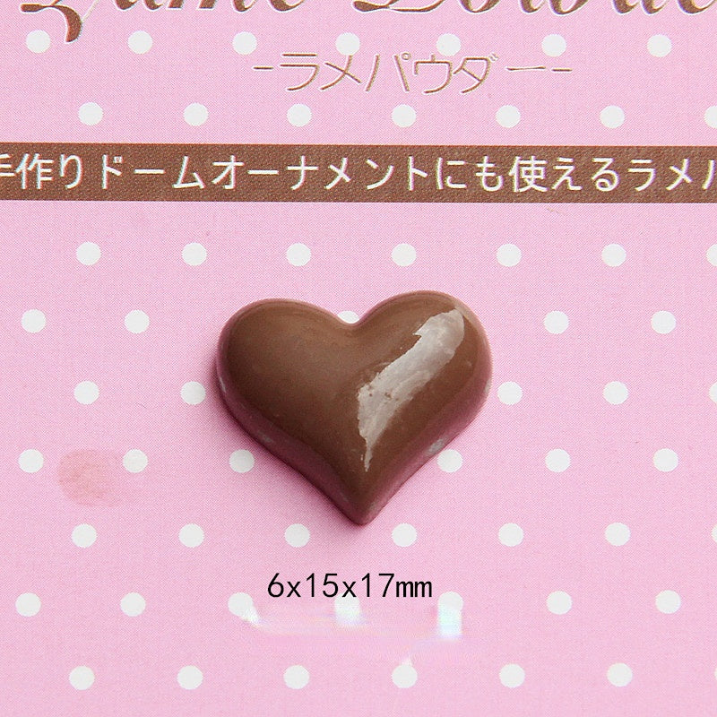 Wholesale 20PCS 10-20MM Imitation Chocolate Resin Flatback