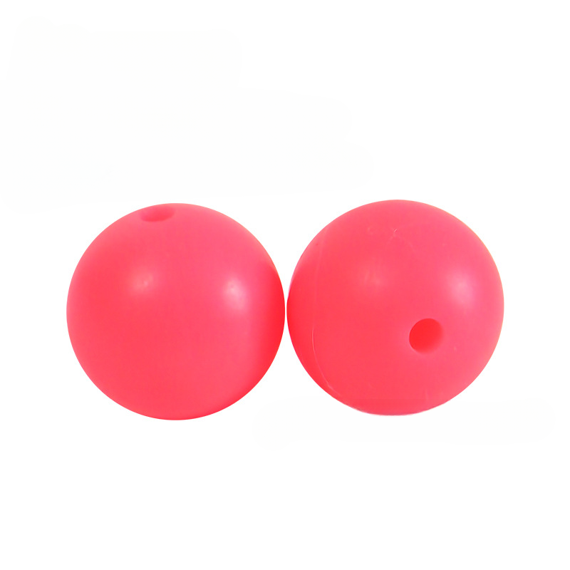 Wholesale 50PCS 15mm Candy Color Accessories Silicone Round Beads