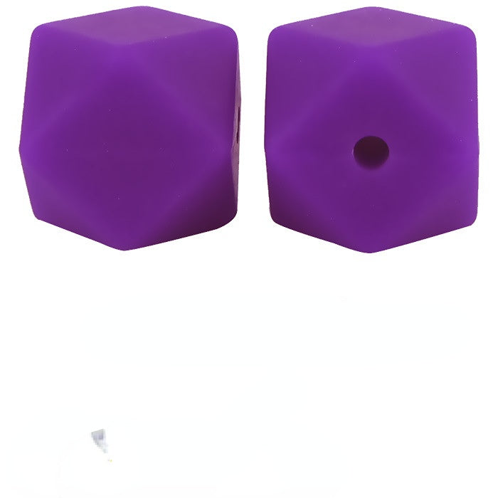 Wholesale 100PCS 17mm Octagonal Silicone Beads
