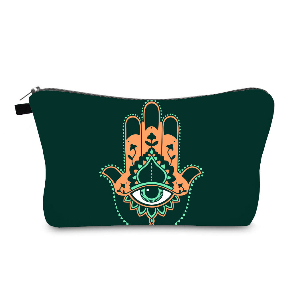 Wholesale Polyester Evil Eye Printed Storage Bag