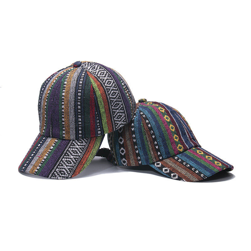 Gorra de béisbol de estilo étnico de estilo poliéster al por mayor