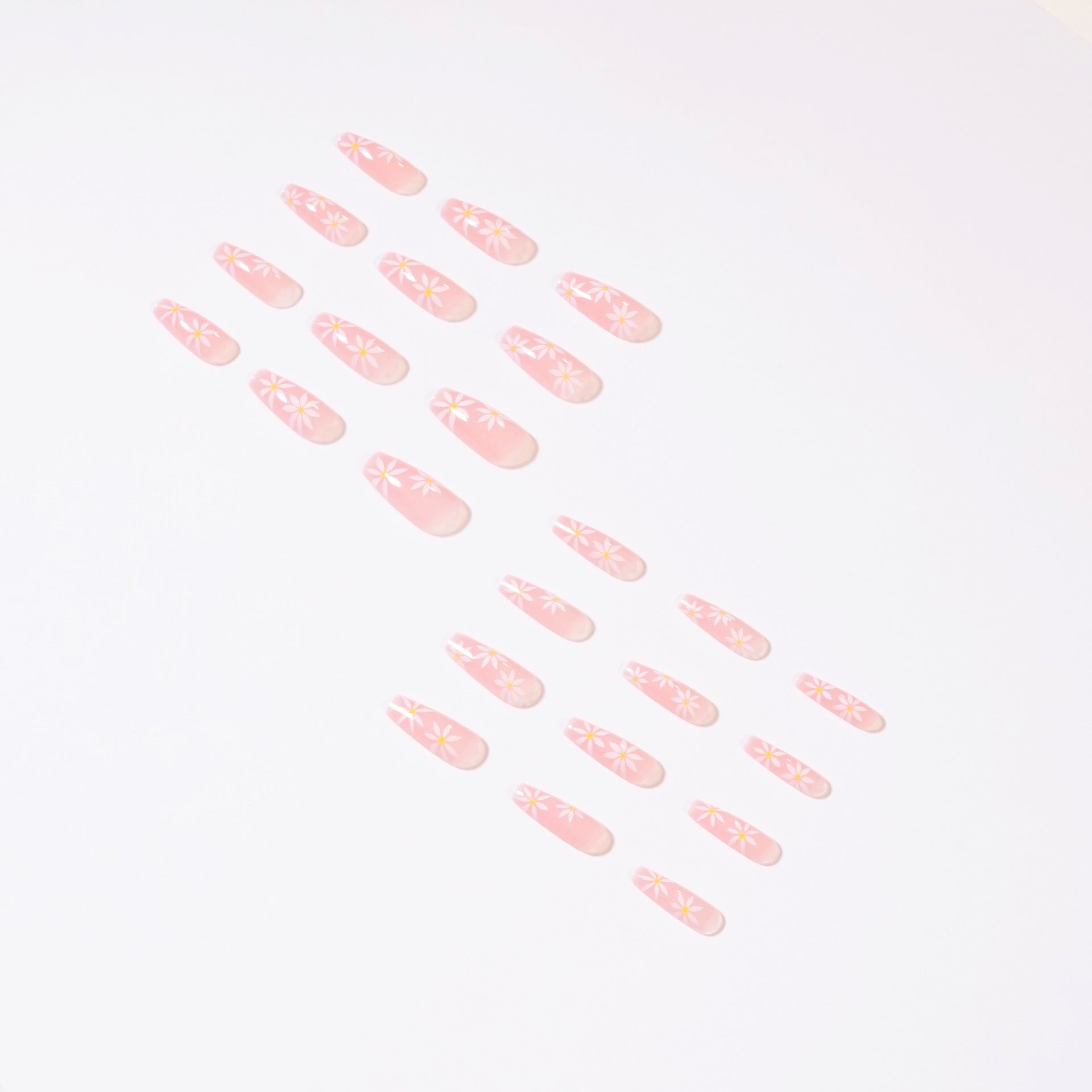 Wholesale Sun Flower Plastic Nail Stickers