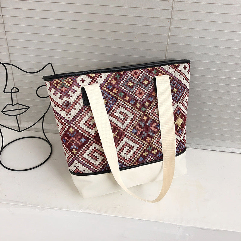 Bolso De Lona Estilo Étnico De Poliéster al por mayor