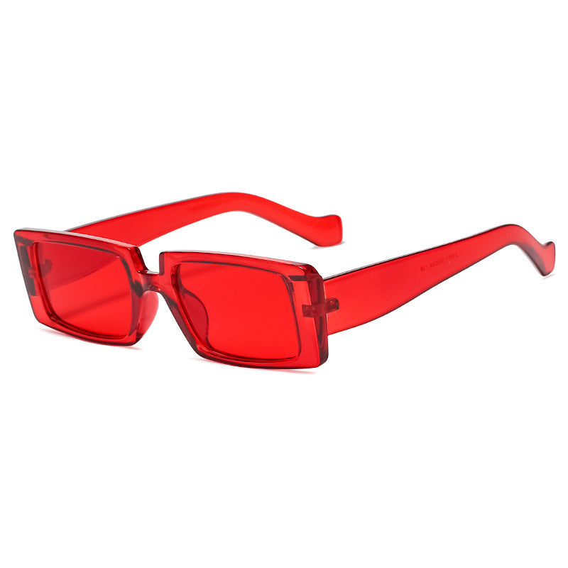 Wholesale PC Square Transparent Color Sunglasses