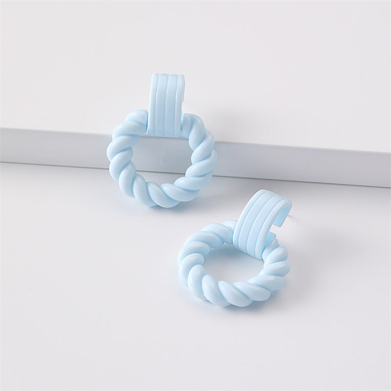 Wholesale Jewelry Spray Painted Candy Acrylic Earrings