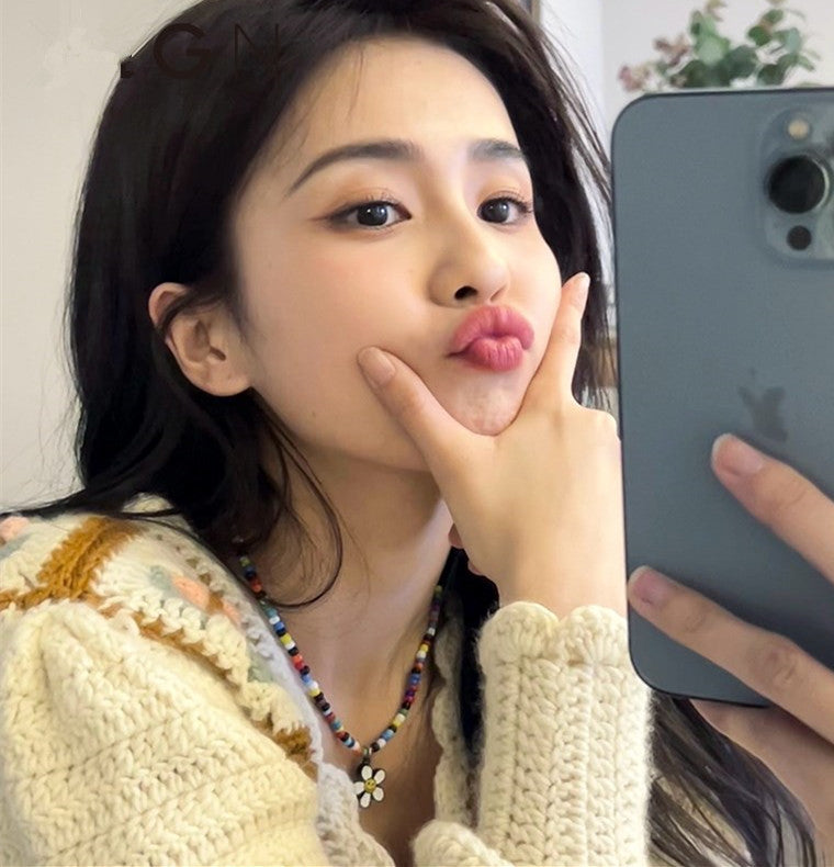 Collares De Flores Con Cuentas De Colores al por mayor