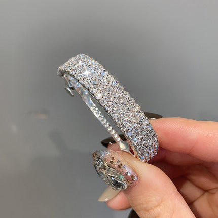 Wholesale Rhinestone Curved Hair Clips