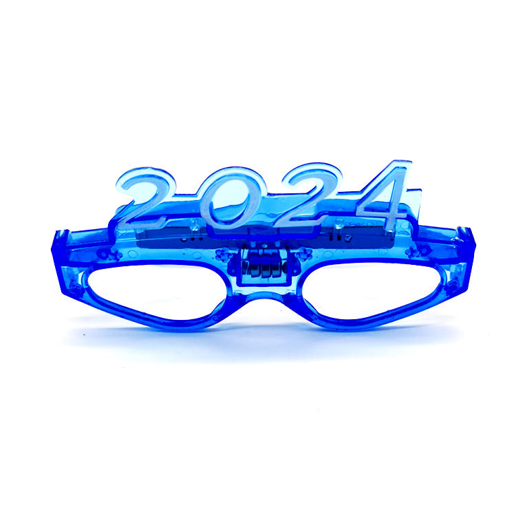 Wholesale PS New Year Luminous Glasses Toys