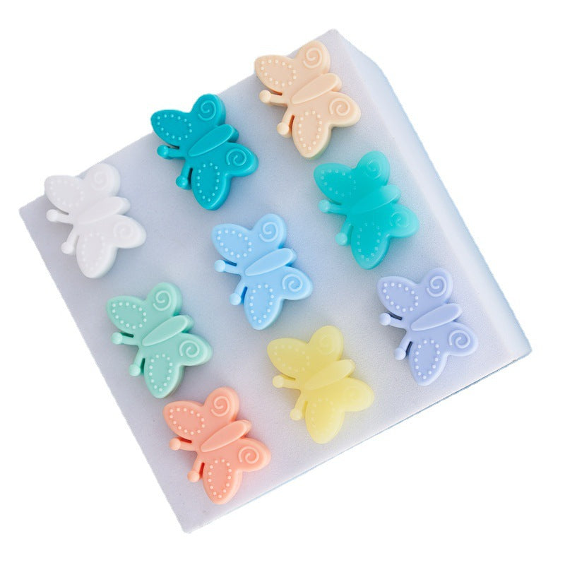 Wholesale 20PCS 15MM Colorful Butterfly Silicone Beads