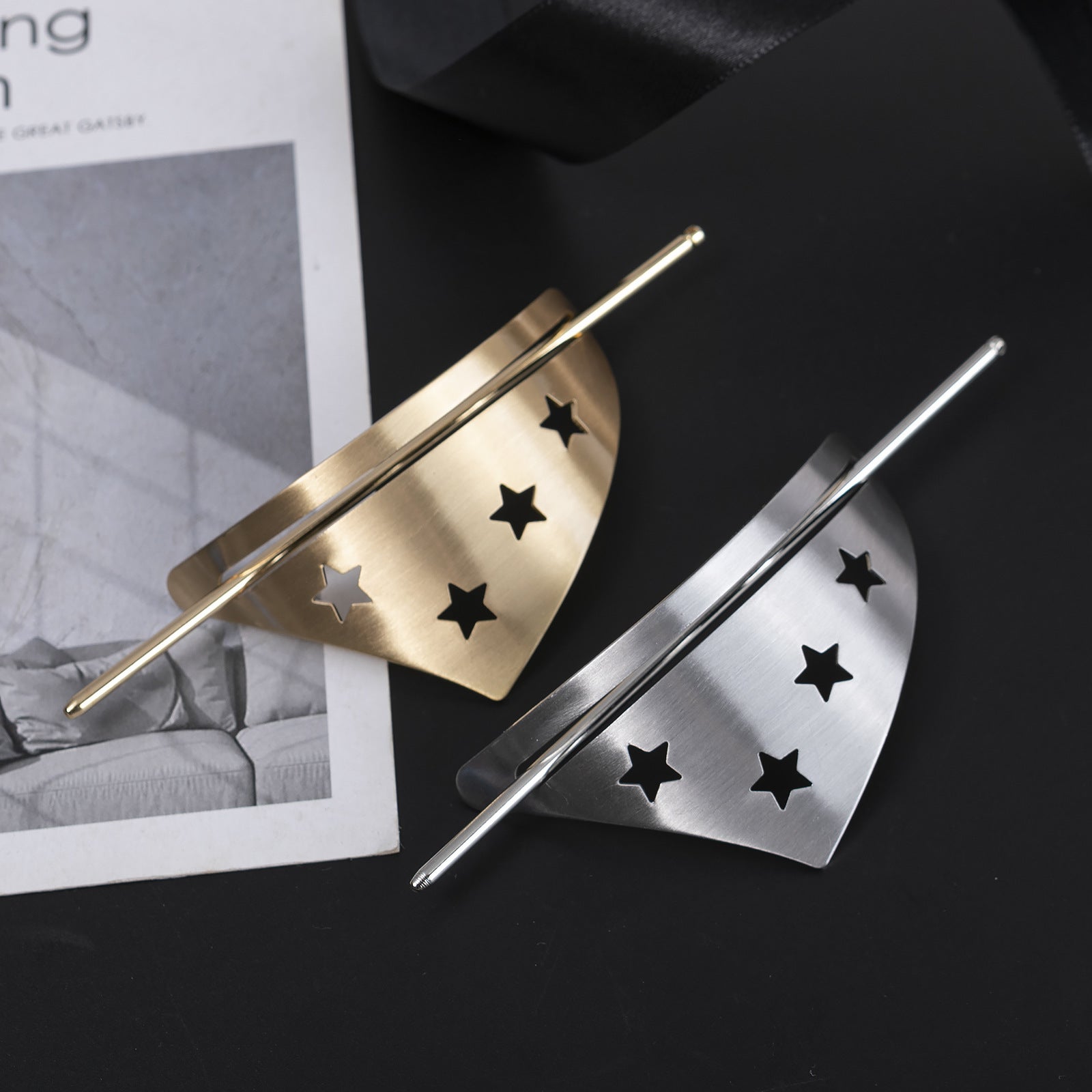 Wholesale Irregular Geometric Triangular Hairpins