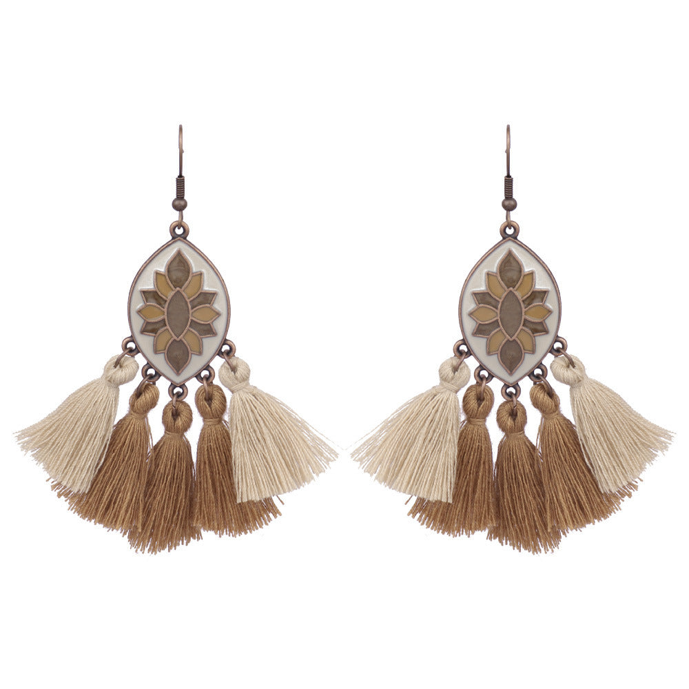 Wholesale Bohemian Hand Made Alloy Earrings