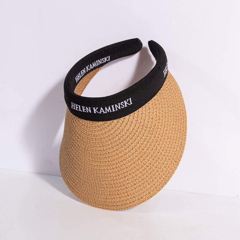 Wholesale Topless Sunscreen Straw Caps