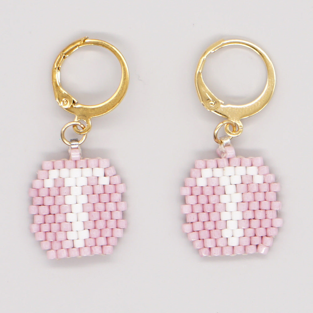 Pendientes De Cristal De Alfabeto Hechos A Mano Bohemios al por mayor