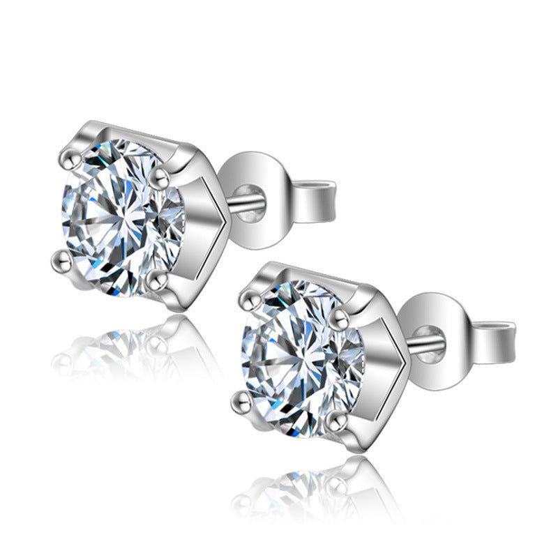 Pendientes De Cobre Moissanite Simulado al por mayor