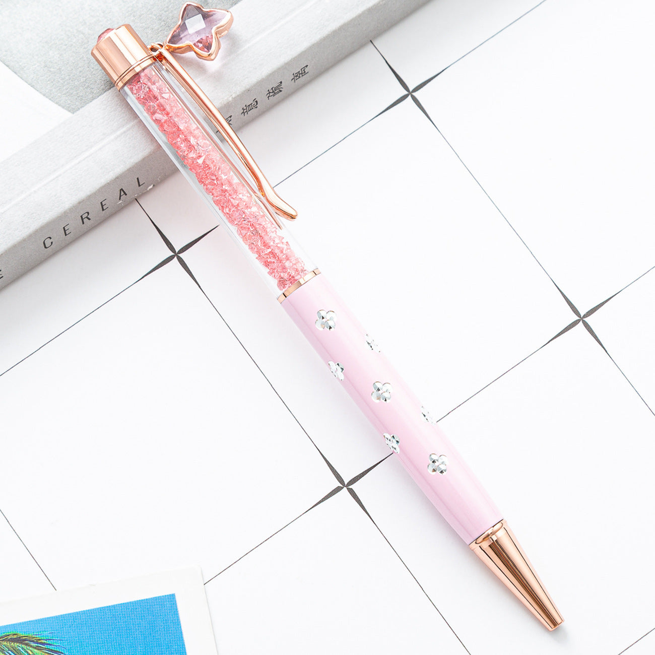 Metal al por mayor de cuatro hojas de hierba colgante de bola de bola