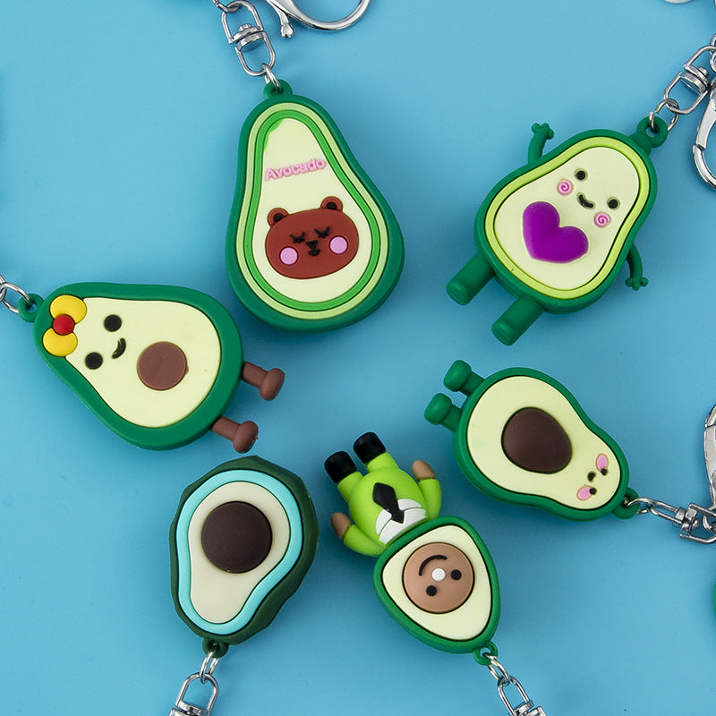 Wholesale PVC Avocado Keychain