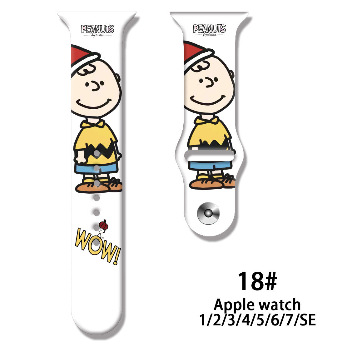 Wholesale Personalized Printed Silicone Watch Strap Watch Band