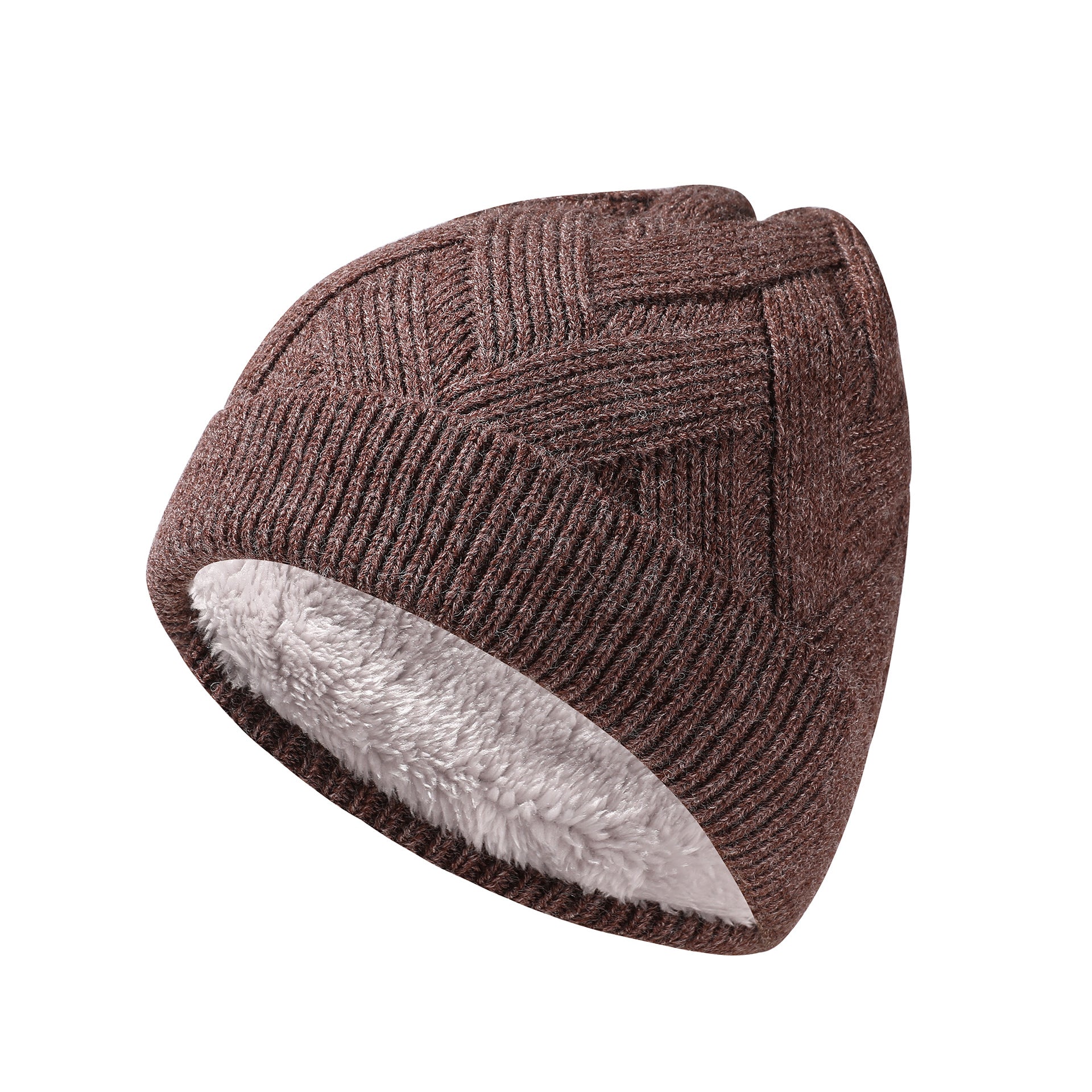 Wholesale Winter Thickened Twill Knitted Wool Hats