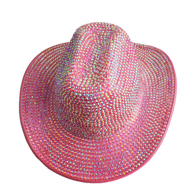 Wholesale Diamond Inlaid Cotton Jazz Hats and Top Hats
