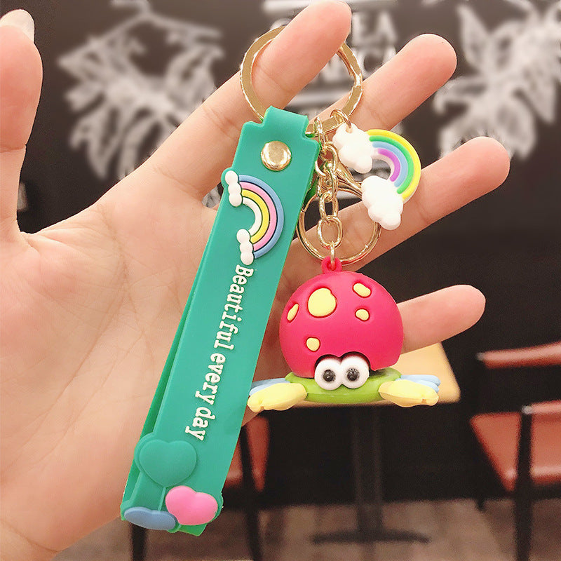 Llavero De Vida Marina De Dibujos Animados De Silicona al por mayor