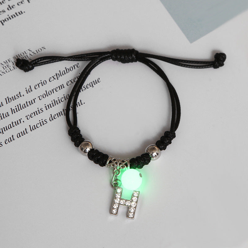 Pulsera Luminosa De Alfabeto Inglés De Aleación al por mayor
