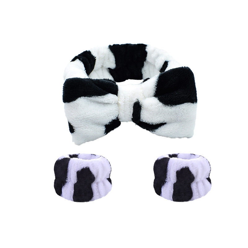 Wholesale Plush Leopard Fabric Headband